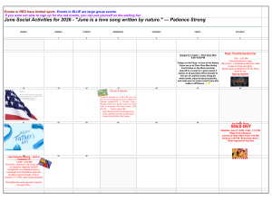 June 2026 Calendar